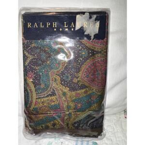 NEW IN PACKAGE RALPH LAUREN POMEROY PLUM PAISLEY STANDARD PILLOWCASES SET OF 2